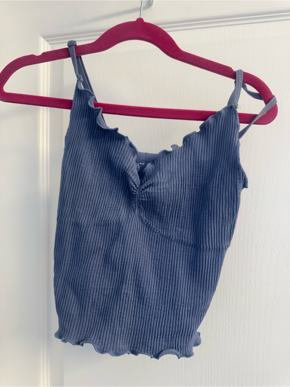 Urban Outfitters Women’s Ribbed Cami Tank Top - Blue- XS